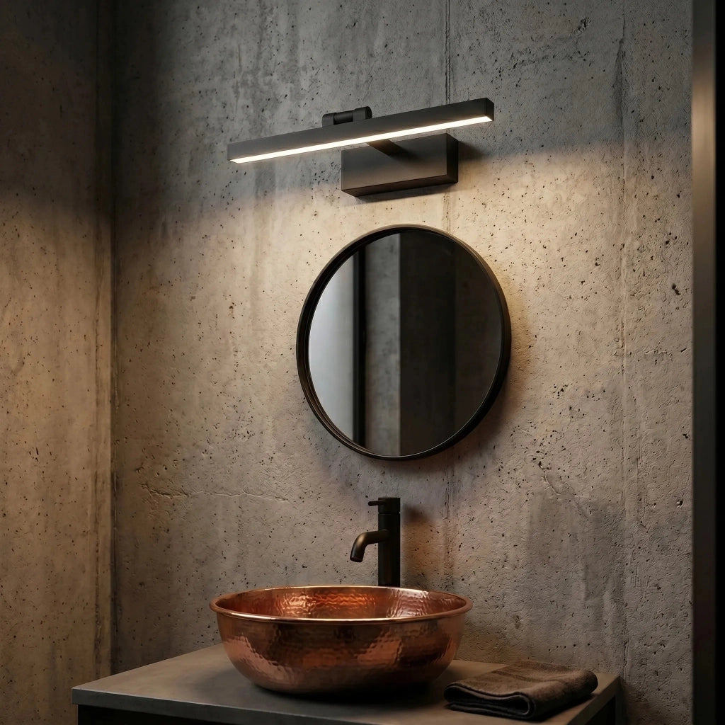 Applique Da Bagno Led APP1866-1W 40 Cm Black