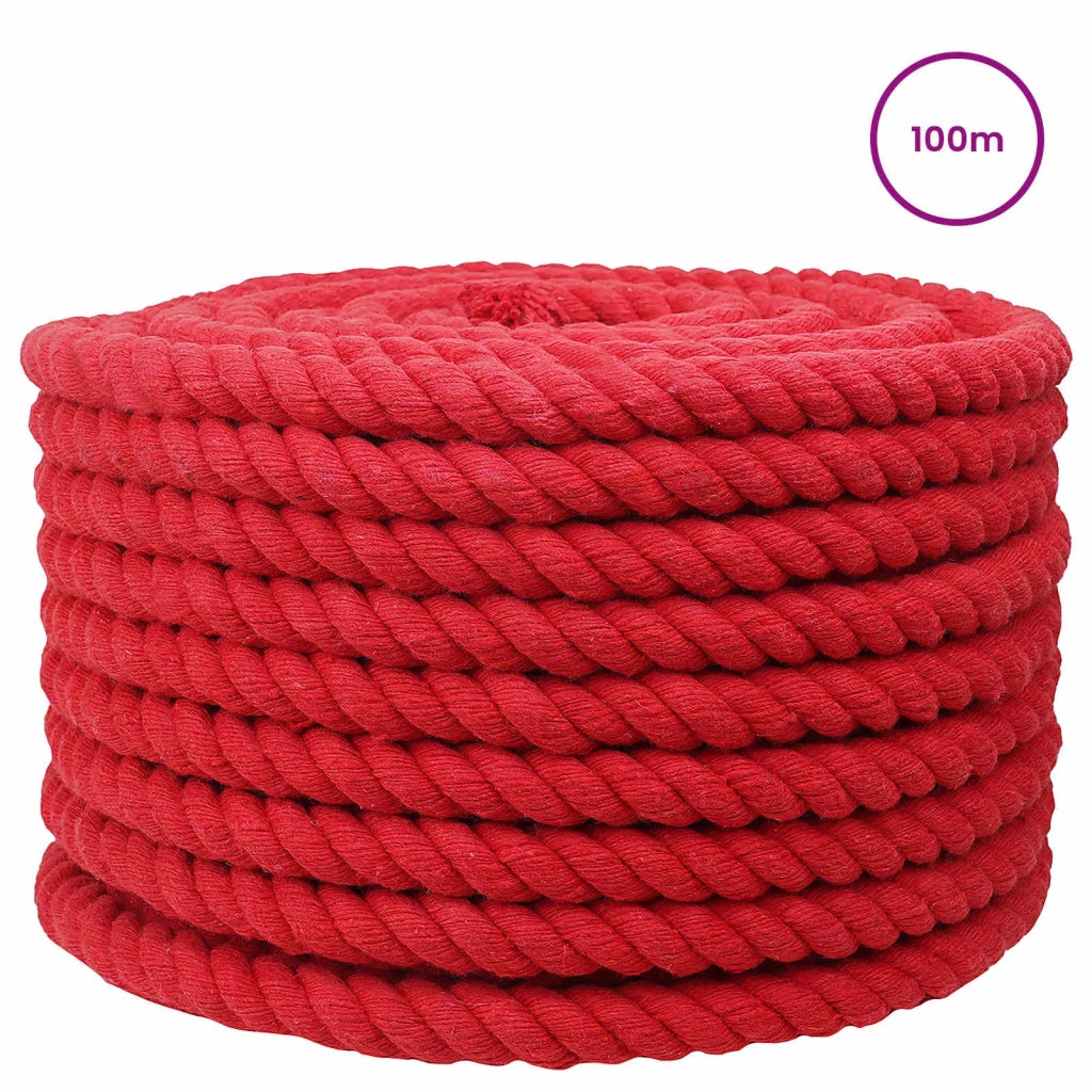 Corda Rosso 1,6 x 1,6 x 10000 cm Cotone 42011921