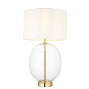 Lampada tavolo KELDA OVAL Endon ottone vetro touch E27