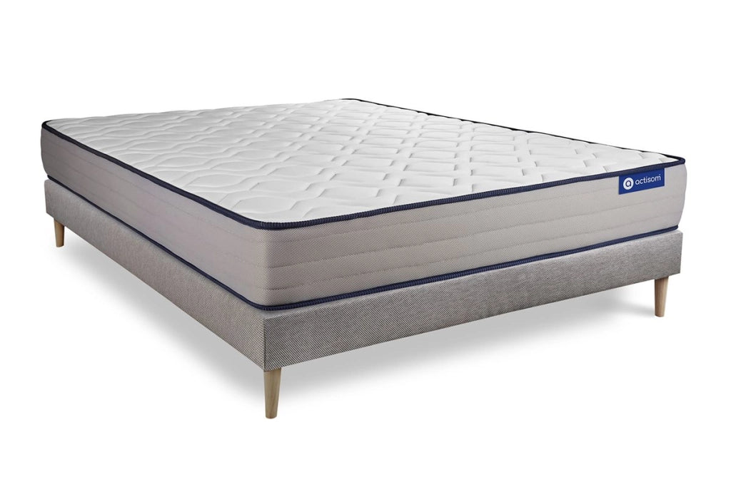 Kit rete e materasso matrimoniale Actiflex form 160x210cm - Spessore : 22cm - Molle insacchettate e memory foam - rigido
