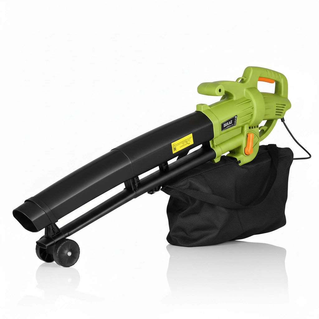Aspiratore per foglie Trituratore e Soffiatore Elettrico 3000W Aspirafoglie 3in1