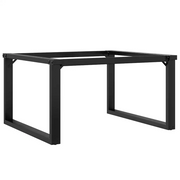Telaio Gambe a O per Tavolino da Salotto 70x60x43 cm in Acciaio