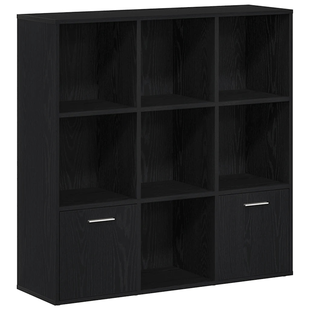 Libreria Rovere Nero 98x29x97,5 cm Legno Multistrato 862471