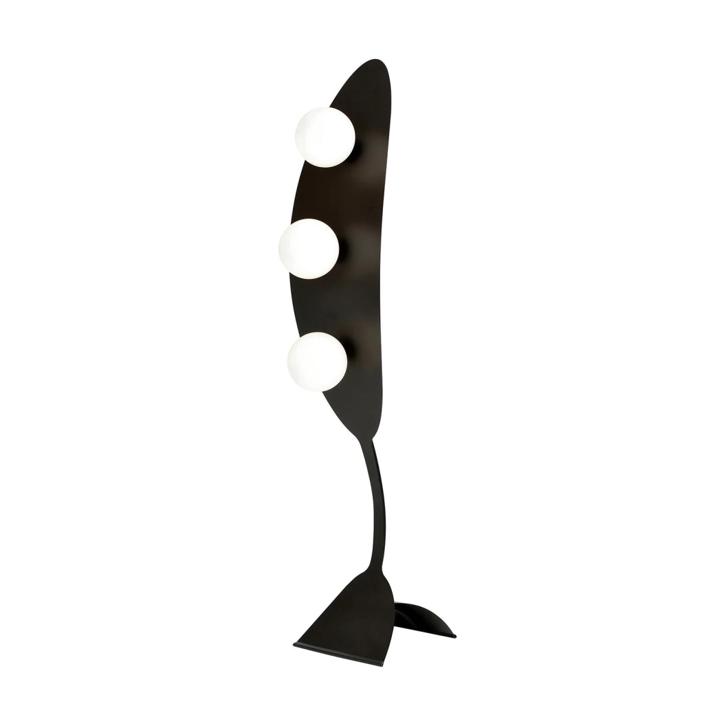 Piantana Minimal Dagda Acciaio Nero 3 Luci E14 Ip20