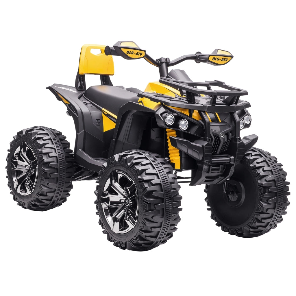 Quad Elettrico per Bambini 12V ¨C Minimal ¨C Giallo 100x65x73