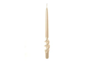 Candela spirale lucid colore madreperla