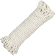 Corda a Macramé 6 mm - Fatto a Mano con Filo di Cotone - Corda Spessa per Artigianato - Supporto per Parete/Supporto per Pianta - Sostenibile/Sicuro - 20 m