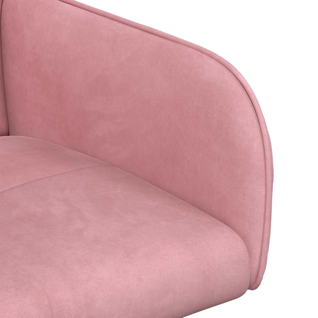 Sedie da pranzo 6 pz Velluto Rosa 59 x 56,5 x 86 cm 3428222