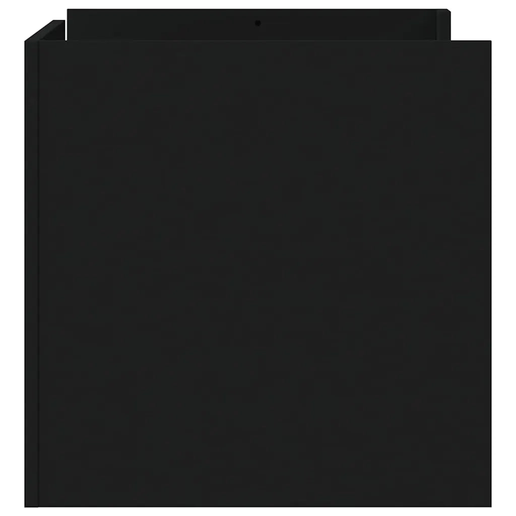 Tavolino da Salotto-Tavolino da soggiorno-Tavolo Nero 80x50x50 cm in Legno Multistrato 423595