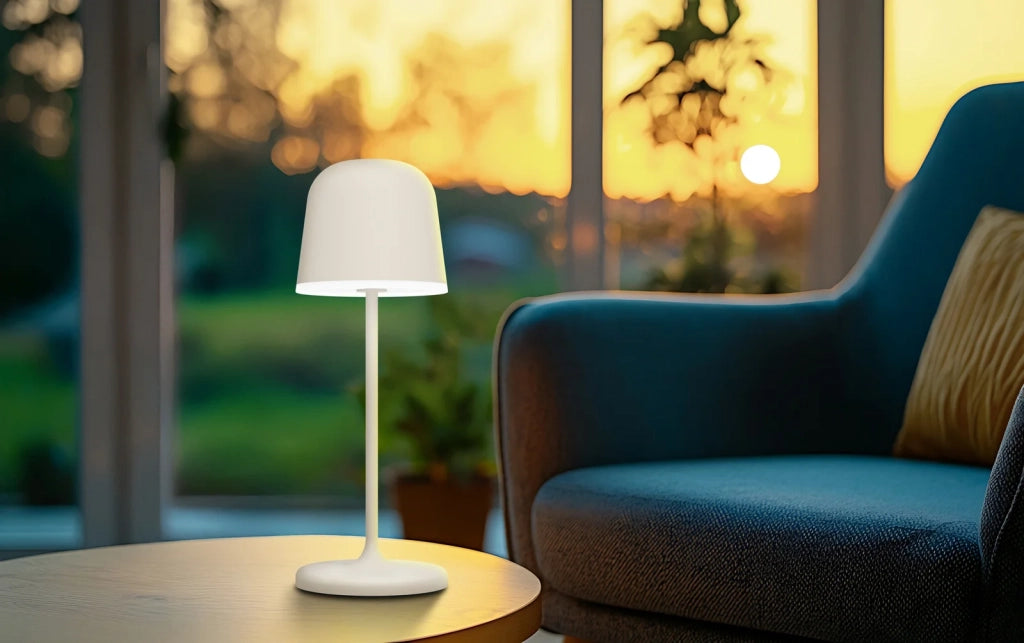 Lampada Ricaricabile Moderna Mannera-S Alluminio Marrone Led 1,8W 170Lm Ip54