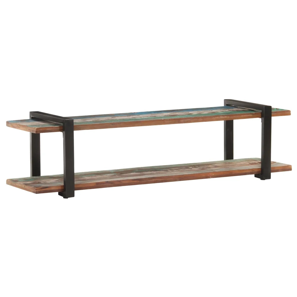 Mobile Porta TV-Credenza TV 160x40x40 cm in Legno Massello di Recupero