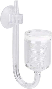 Diffusore CO2 per Acquario - Vetrina Transparente CO2 Atomizzatore - Diffusore Antislip con Morsetto - Resistente ai Colpi - 43g di Peso