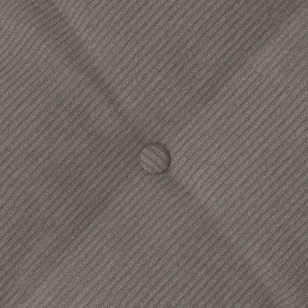 Cuscino per Schiena Grigio chiaro 120 x 50 cm Tessuto in Cords 42014822