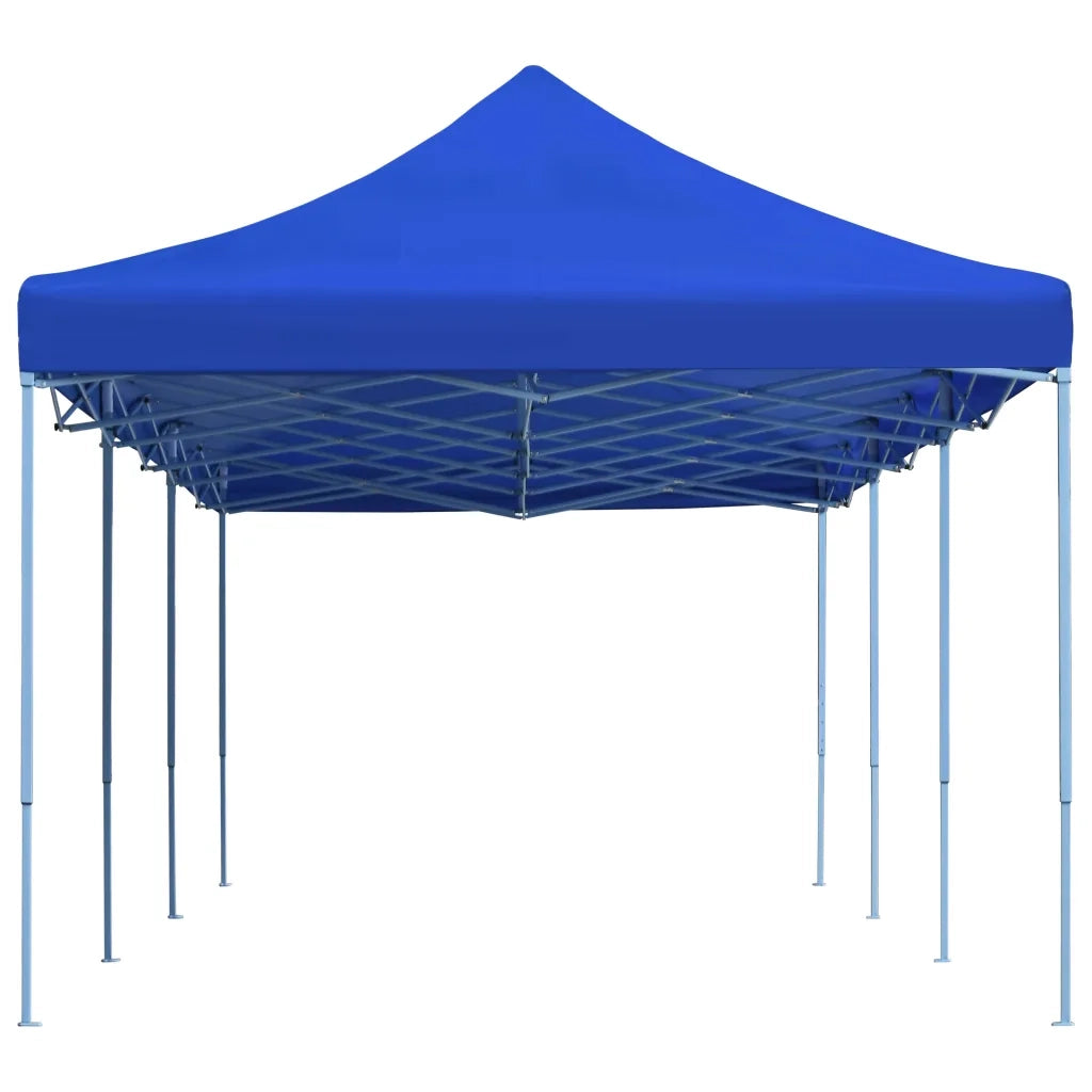 Gazebo | Pergolato Pieghevole Pop-Up 3x9 m Blu