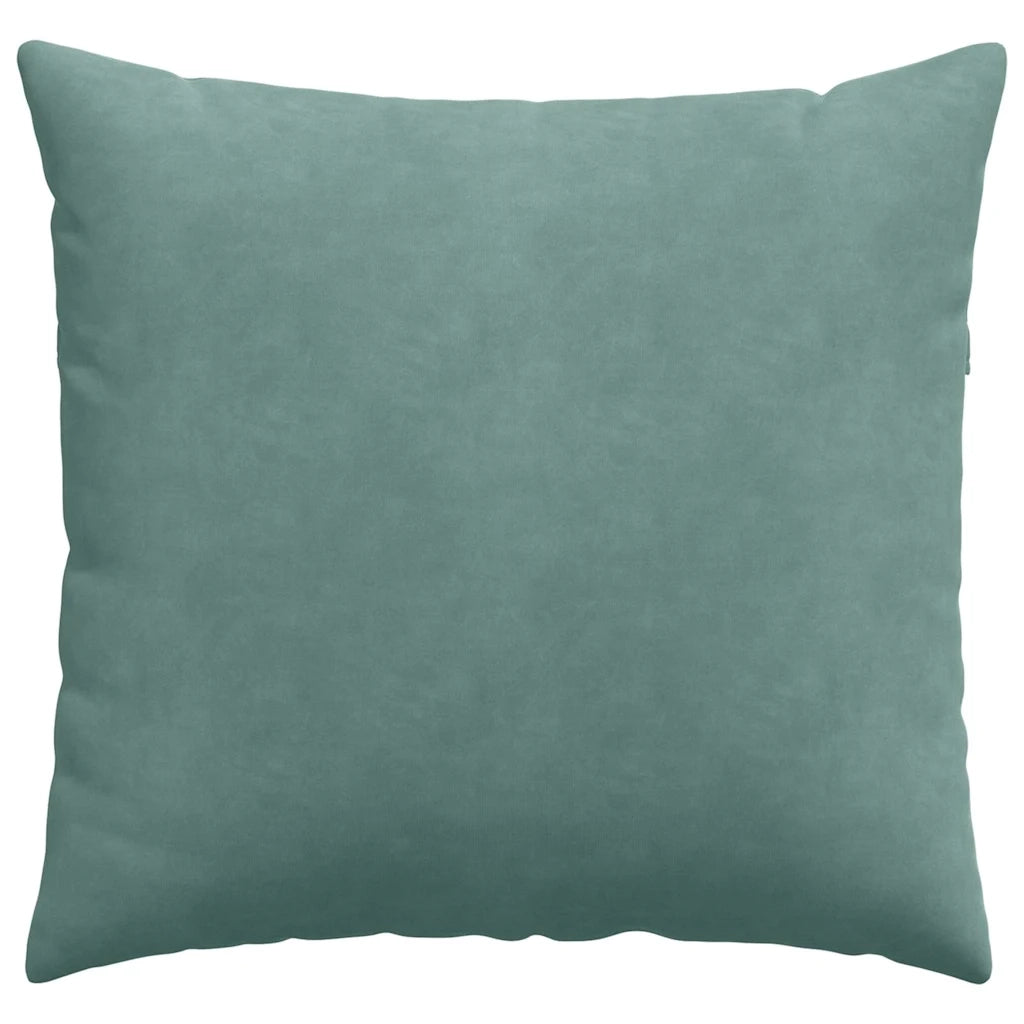 Cuscini da Divano 2 pcs Verde Mare 45 x 45 cm Tessuto in Cords 42013938