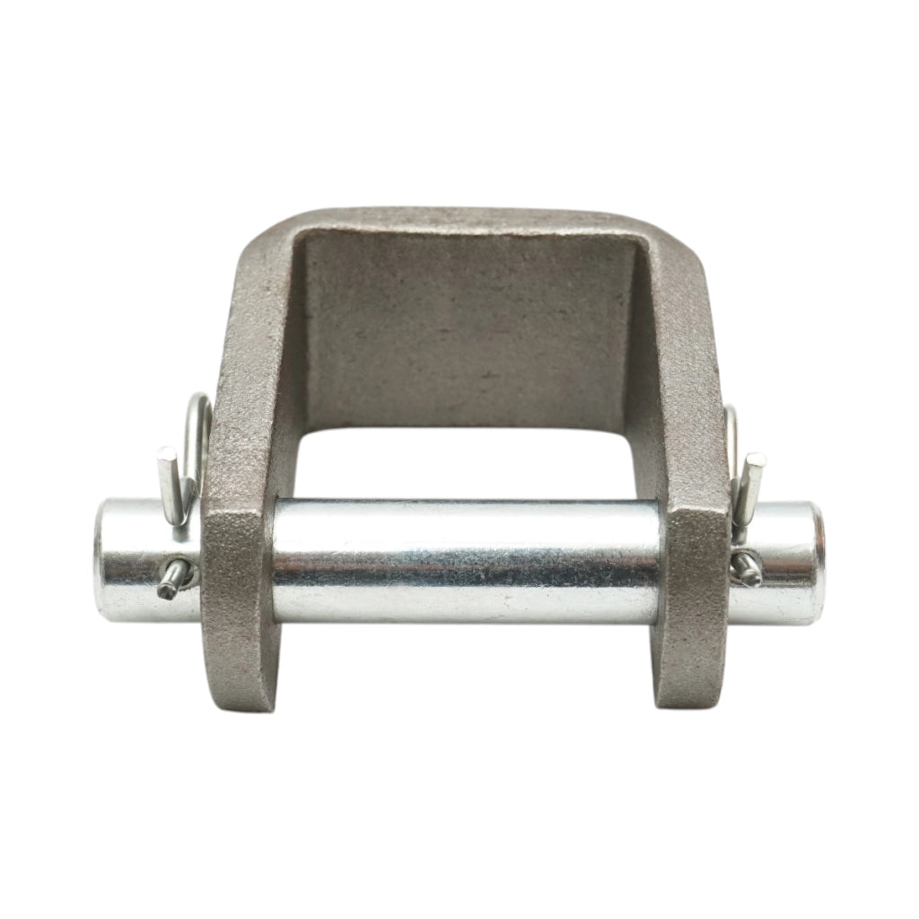 Supporto di traino con bullone da 19 mm e fermo di sicurezza da 55x60 mm