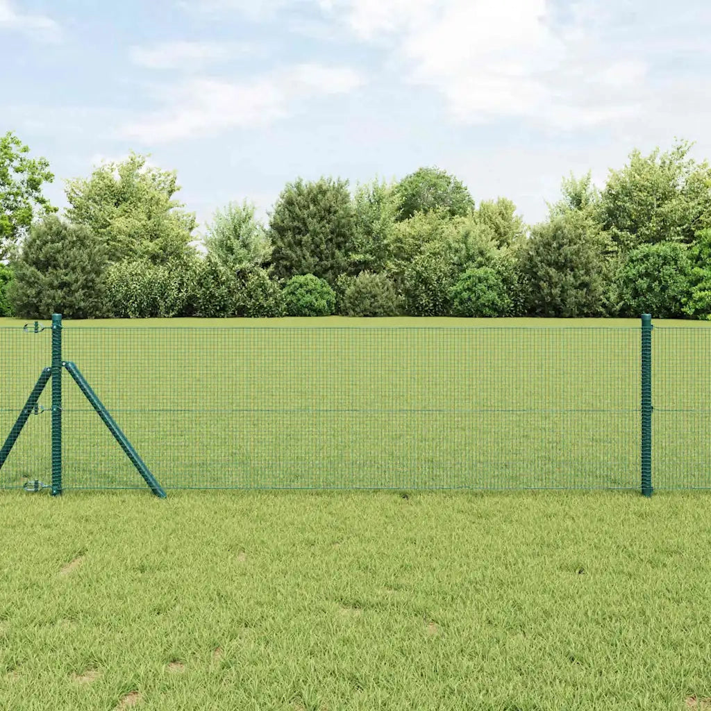 Palo della recinzione Verde 100 x 0,8 m (rete 12 x 12 mm)