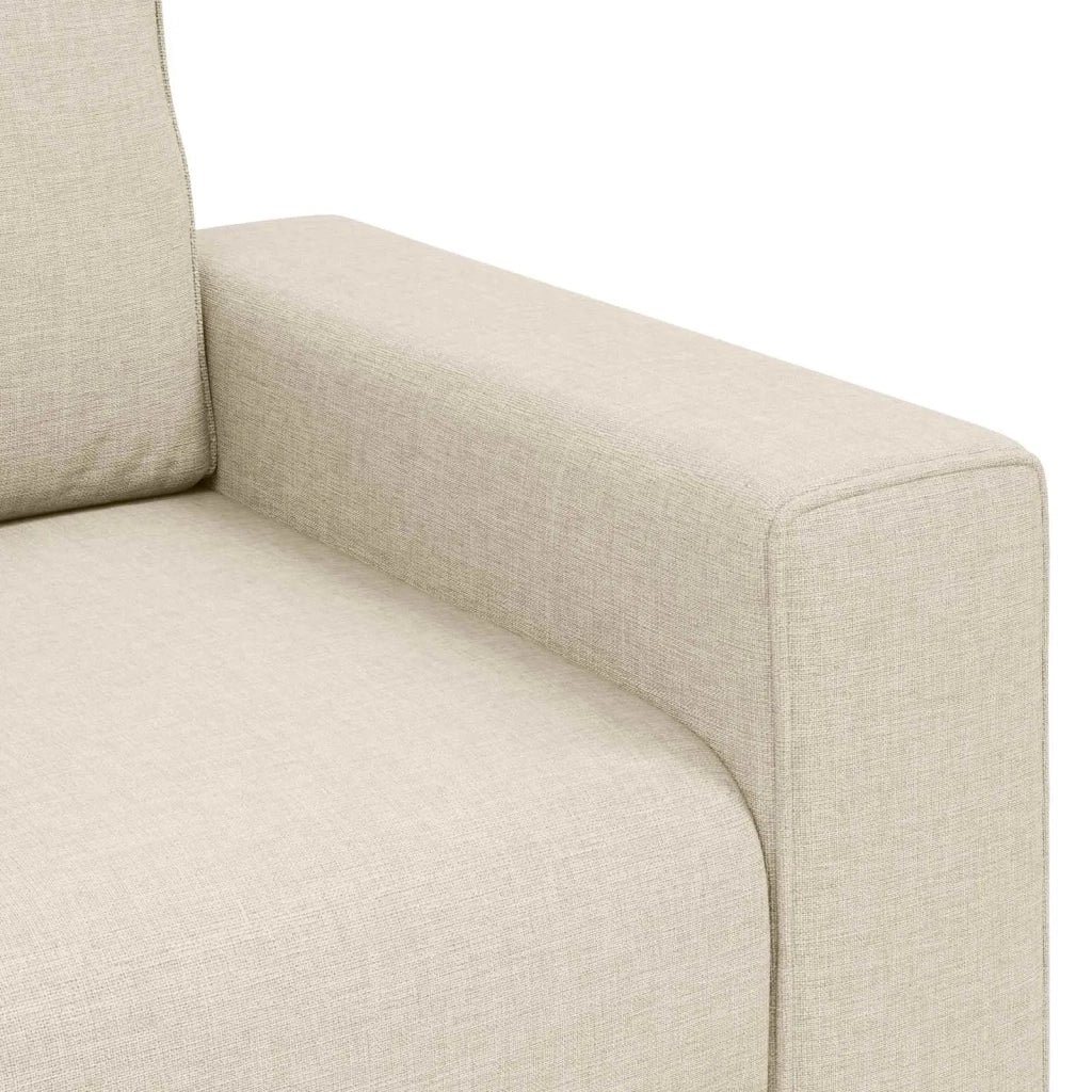 | Divano | con cuscino con cuscino Beige 100 x 77 x 82 cm Tela 4105155
