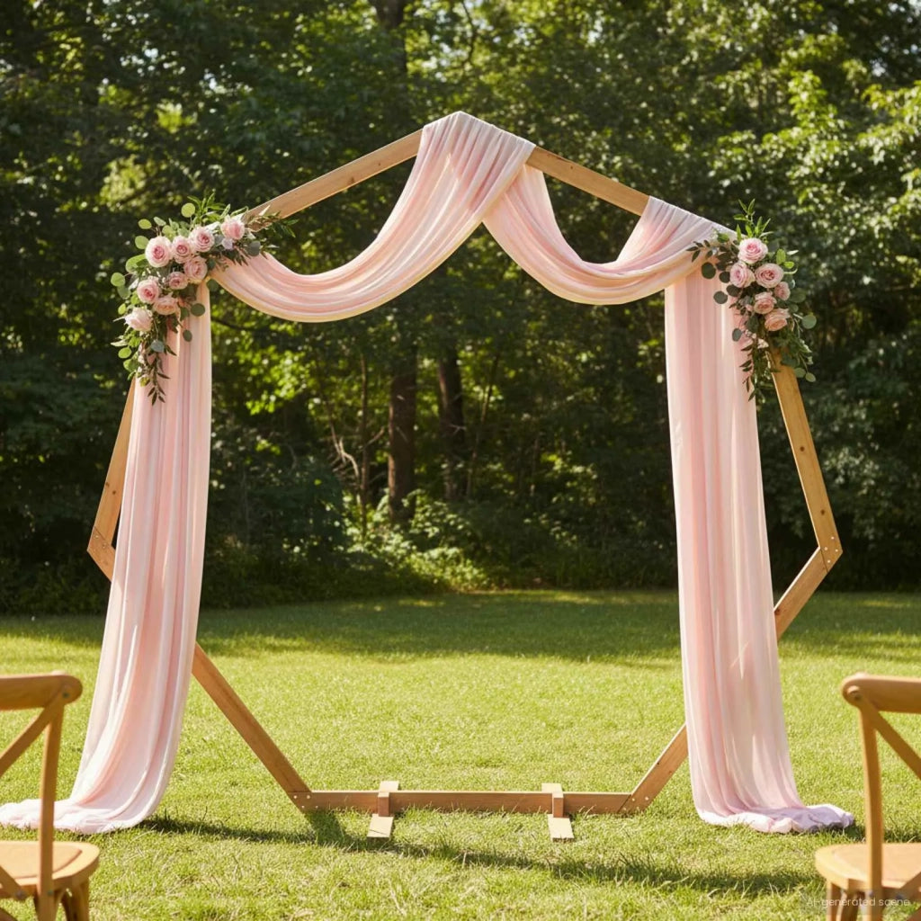 Arco Nuziale Marrone Chiaro 221 x 92 x 216 cm 42019395
