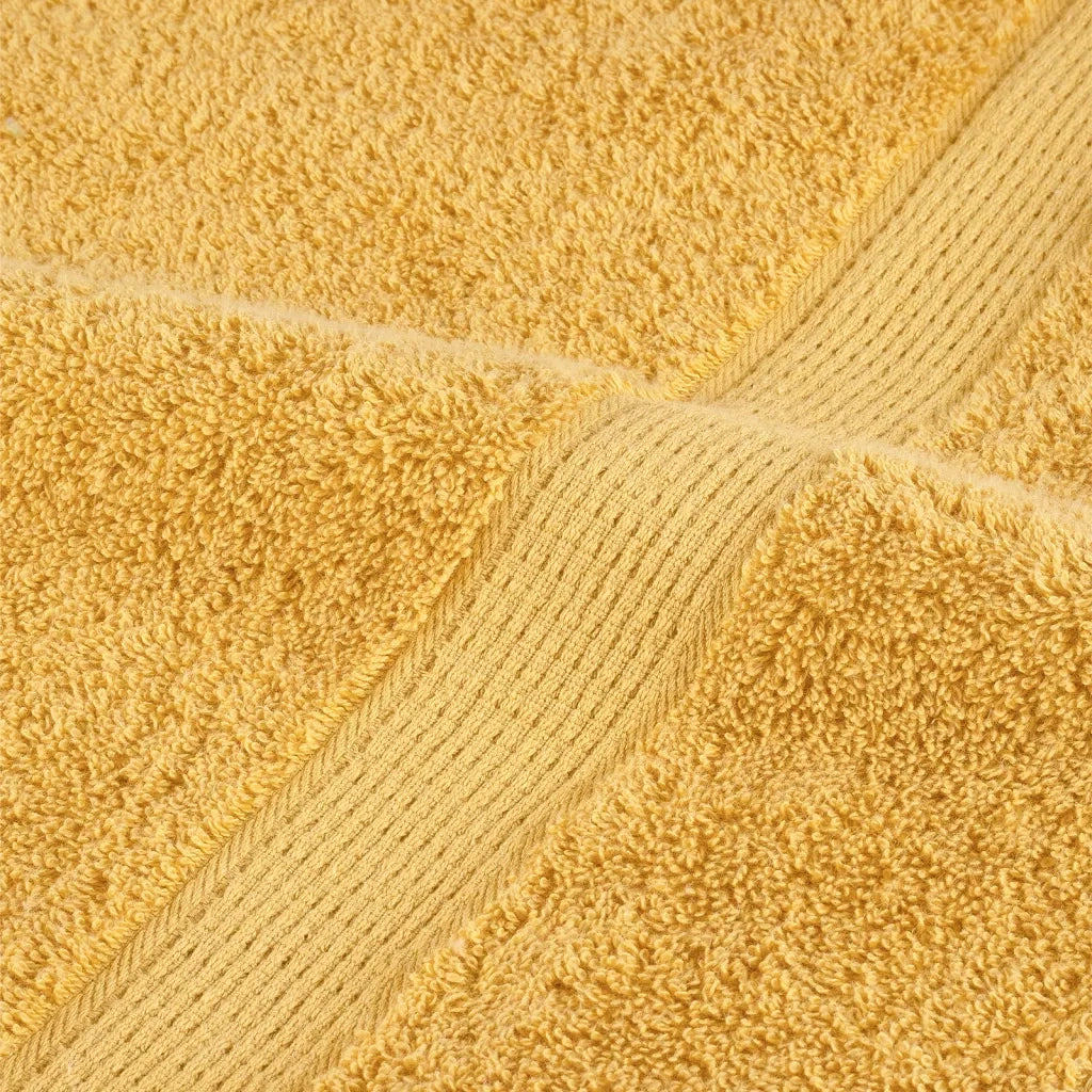 Asciugamani da sauna premium SOLUND 4 pezzi Oro 80x200 cm 600 g/m2