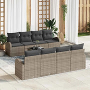 Set Divano da Giardino Grigio 55 x 55 x 37 cm polyrattan 3345969