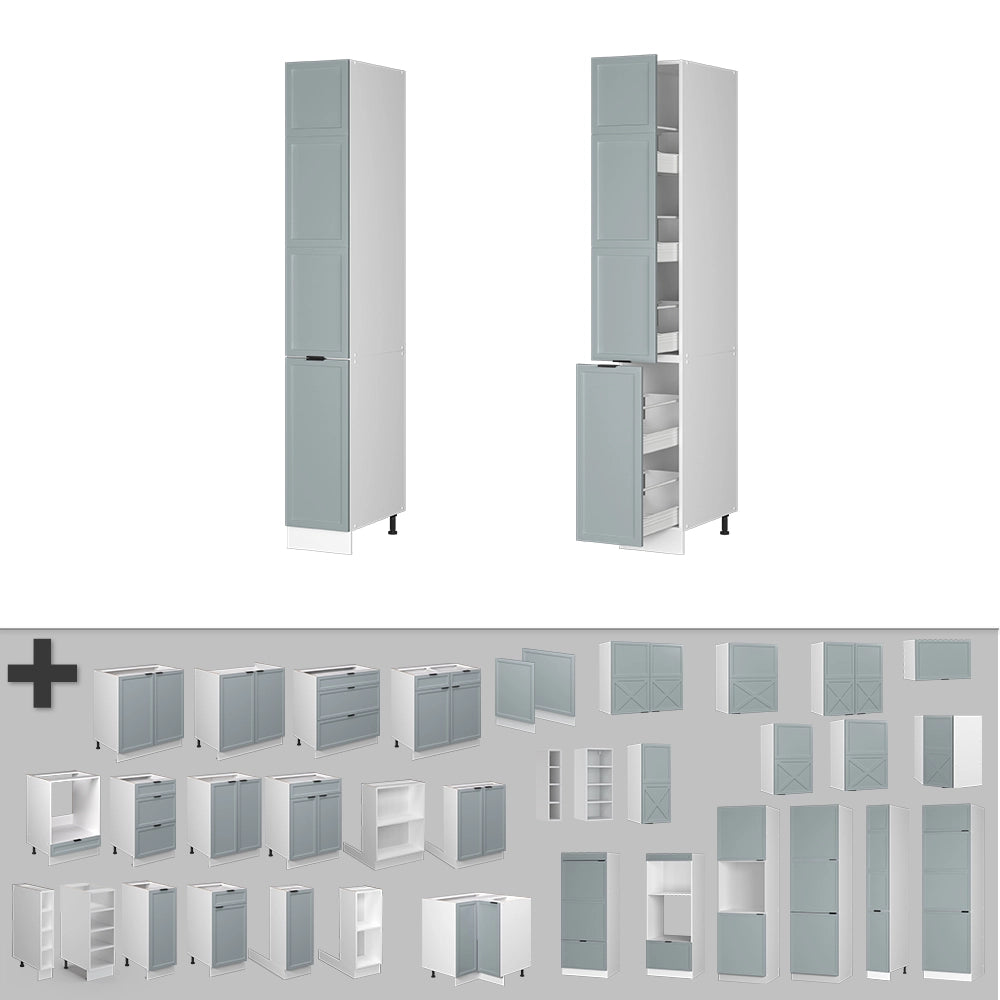 Armadio da farmacia Fame-Line Blu-grigio chiaro/Bianco 30 cm Vicco