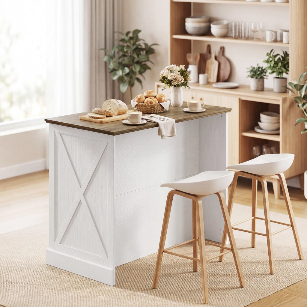 Tavolo da cucina centrale ¨C Minimal ¨C Bianco