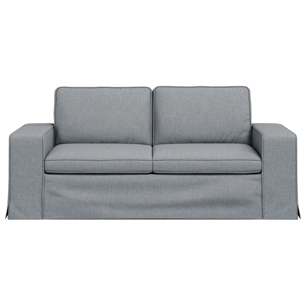 Divano Grigio chiaro 182 x 80 x 82 cm Tessuto 42024390
