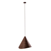 Lampada a sospensione scandinava rovere scuro E27 Maxlight
