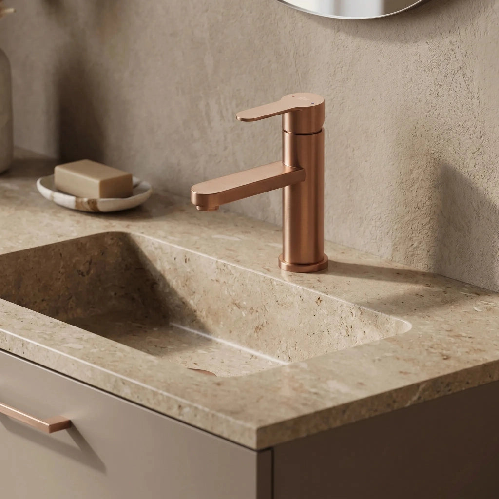 Rubinetto Da Bagno Rea Arcos Brush Copper
