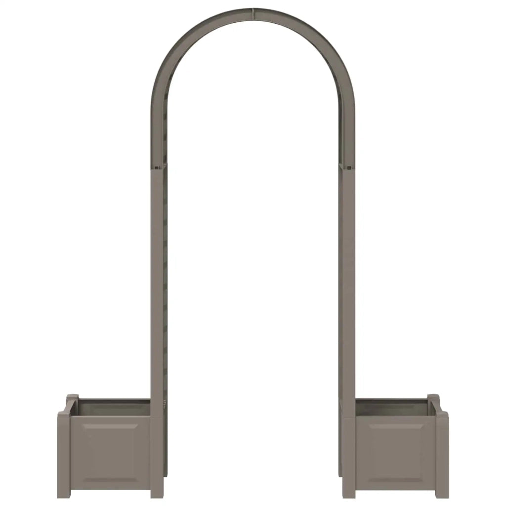 Arco di Rose con Vaso Grigio 168,5 x 43 x 207 cm PP 42041735