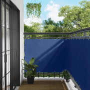 Schermo da balcone-Pannello per balcone Blu 110 x 600 cm Tessuto Oxford