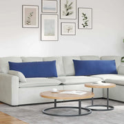 Cuscini da Divano 2 pcs Blu Polizia 120 x 40 cm 42013810