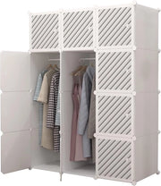 Armadio Modulare - Bianco - 12 Moduli - 140x105 cm