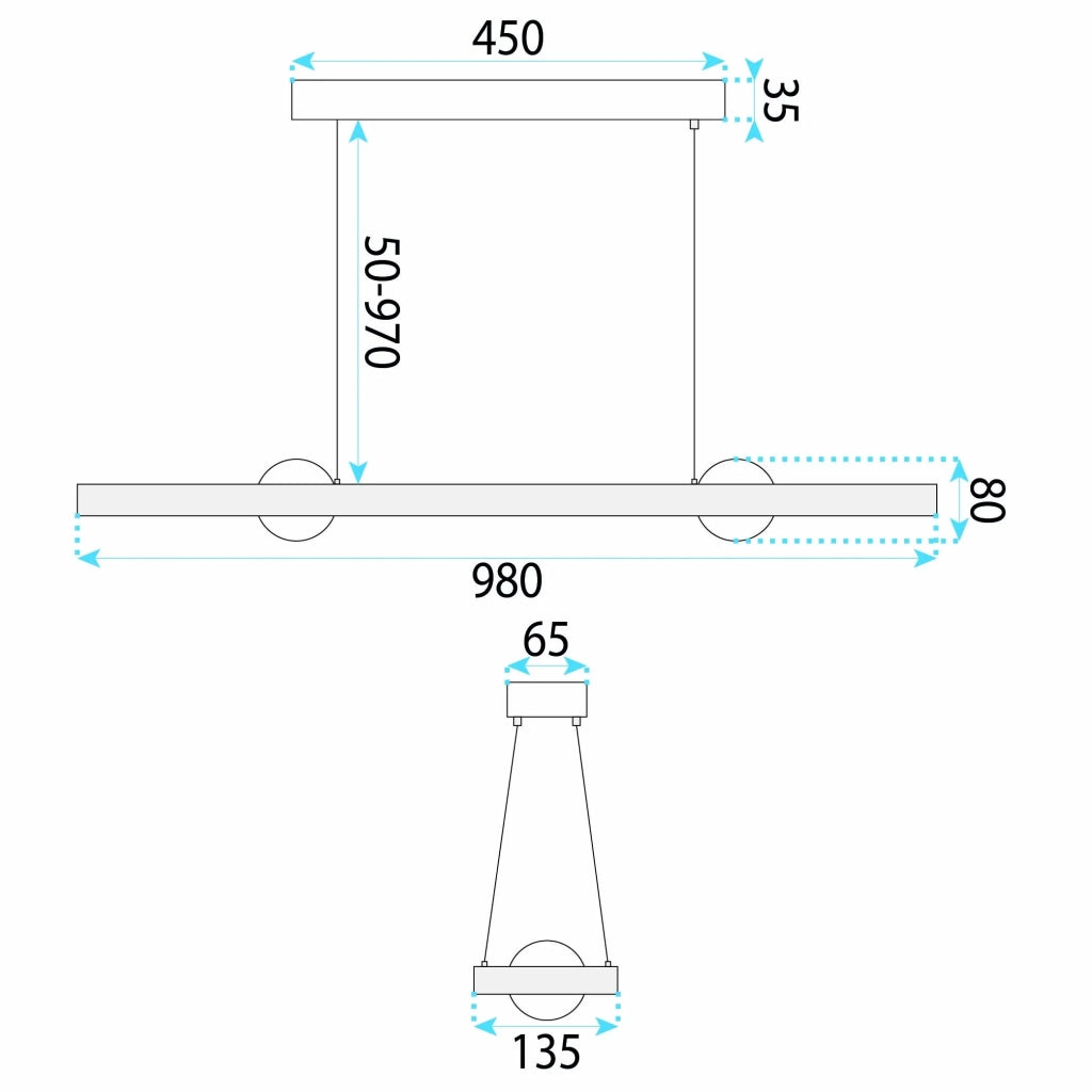 Lampada A Sospensione Da Soffitto Led G159-cp Gold