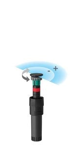 MICROIRRIGATORE A SCOMPARSA PER GIARDINO 180 GRADI FILETTO 1/2 POLLICE CLABER