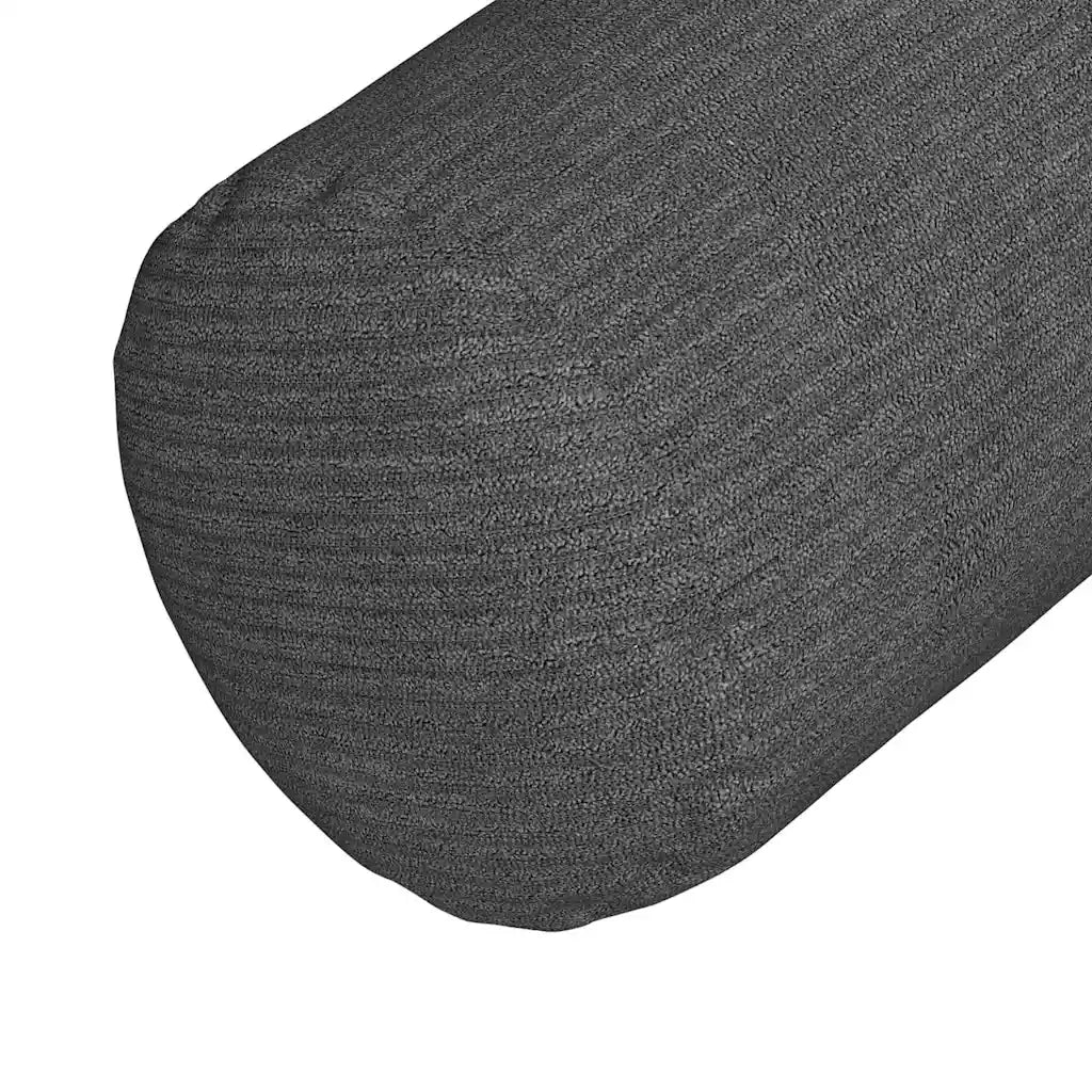 Cuscini a rullo 2 pcs Grigio scuro Ø 25 x 70 cm 42014347