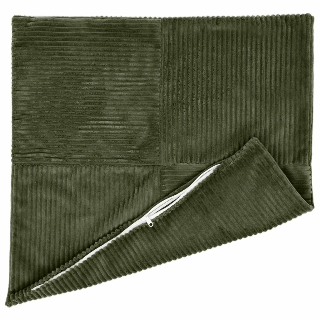 Federa 2 pcs ALMELO Verde 35 x 35 cm corduroy 914073