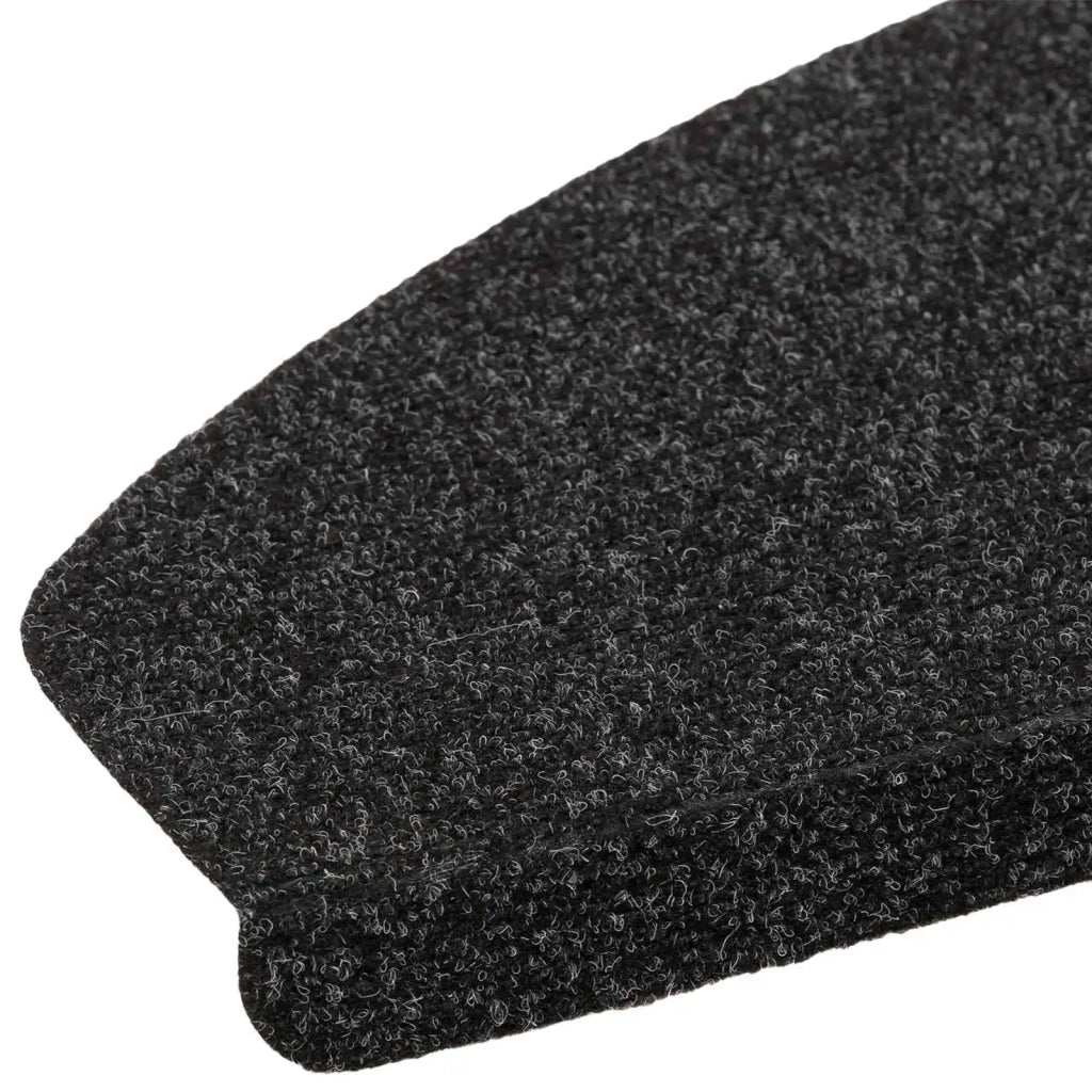 Tappetini per scale autoadesivi 15 pz | Gradini per Scale Nero 80 x 28 x 3,5 cm