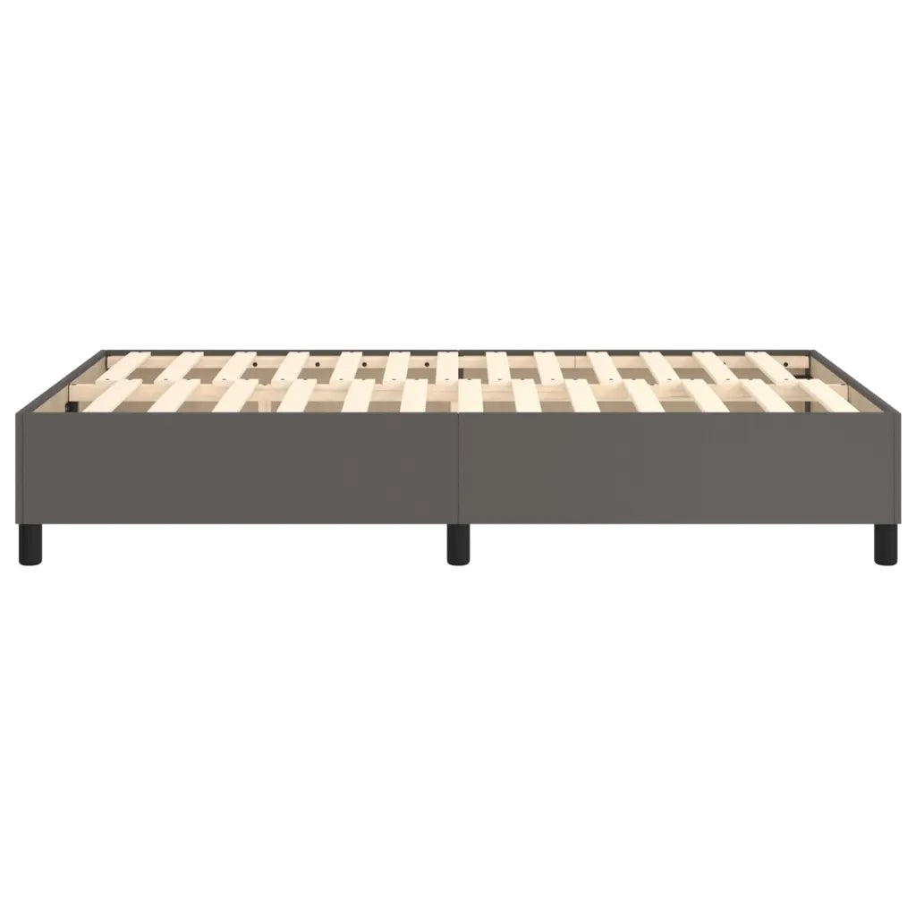 Struttura Letto a Rete a Molle Grigio 120x200 cm in Similpelle 3121039