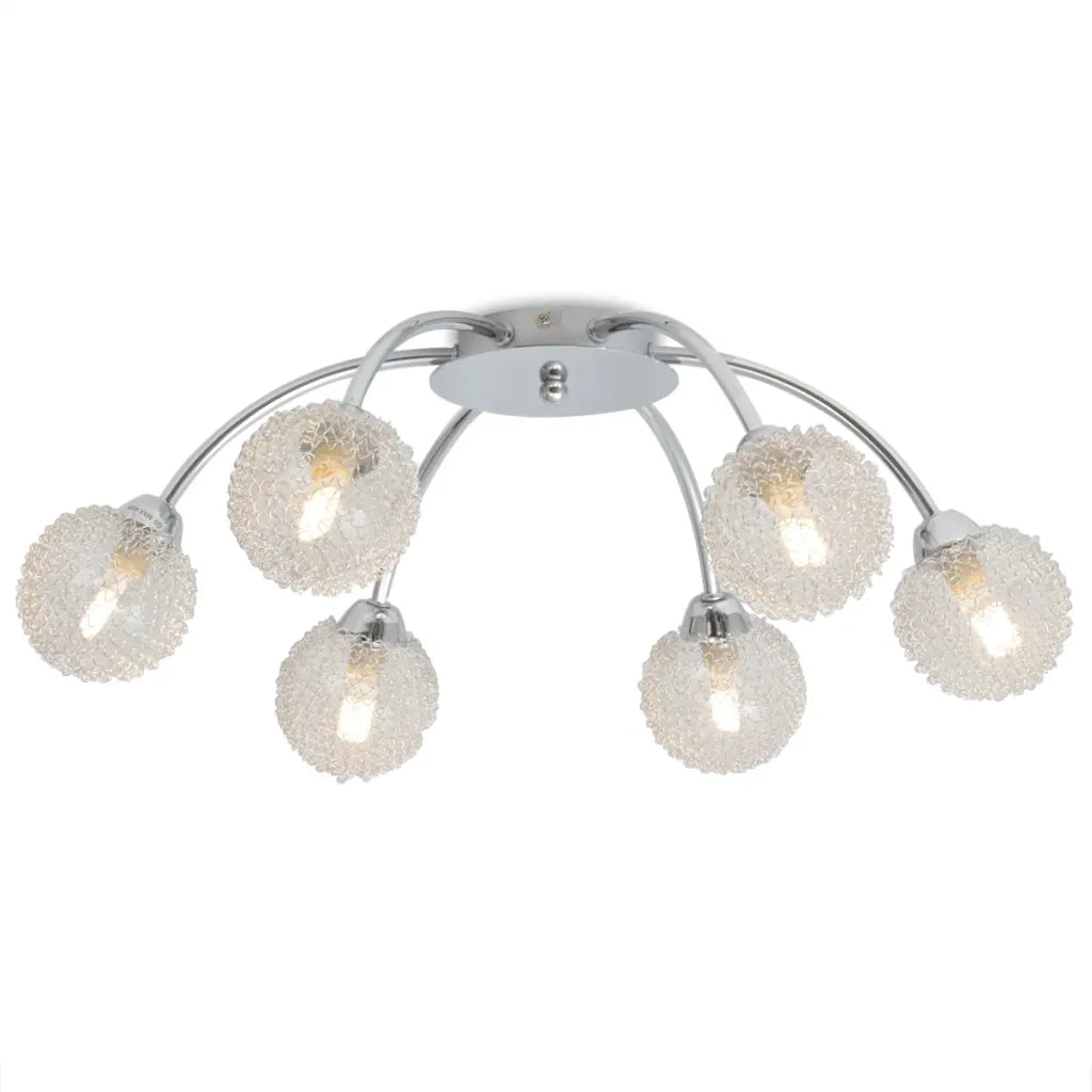 Lampadario da Soffitto con 6 Lampadine LED G9 240 W 50491