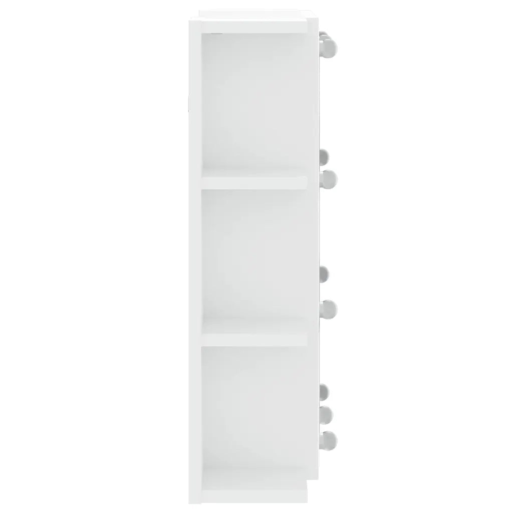 Mobile a Specchio con LED Bianco 70x16,5x60 cm 808873