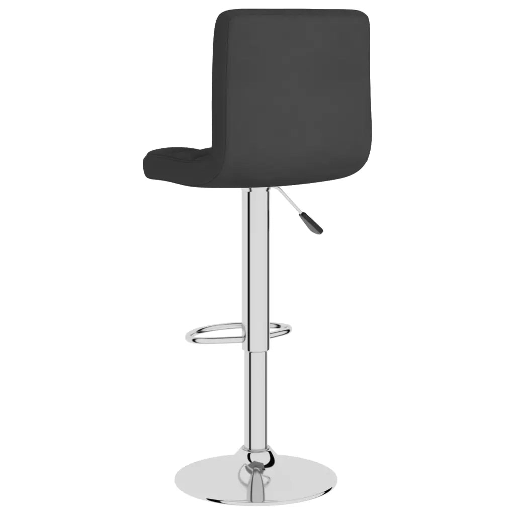 Sgabello da Bar Nero in Tessuto 334235