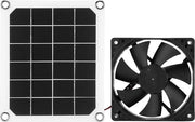 Ventilatore di scarico idrorepellente alimentato da energia solare per pollaio - ventilatore potente con silicio monocristallino
