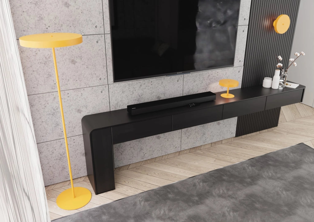 Lampada da terra loft arancione NEMO Emibig 3xG9 8W