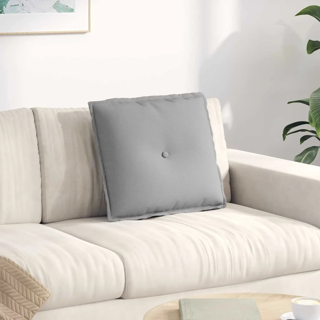 Cuscino per Schiena Grigio Nuvola 50 x 19 x 45 cm Tessuto 42014628