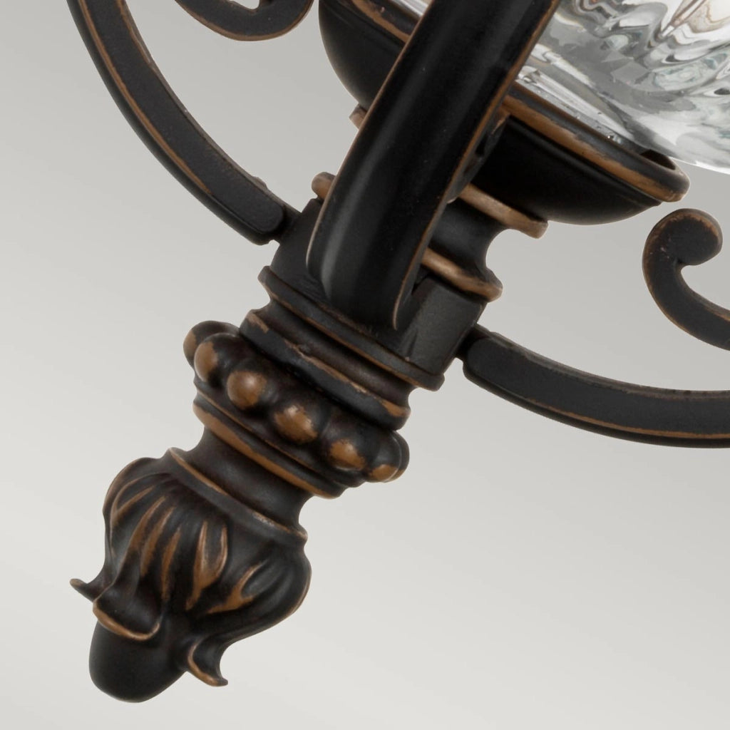 Applique esterna Luverne retro bronzo E27 60W Kichler