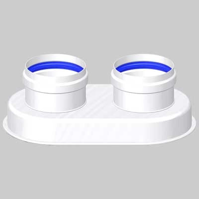 SDOPPIATORE PER SCALDINI VAILLANT COMPATIBILI  80/80     CONTI