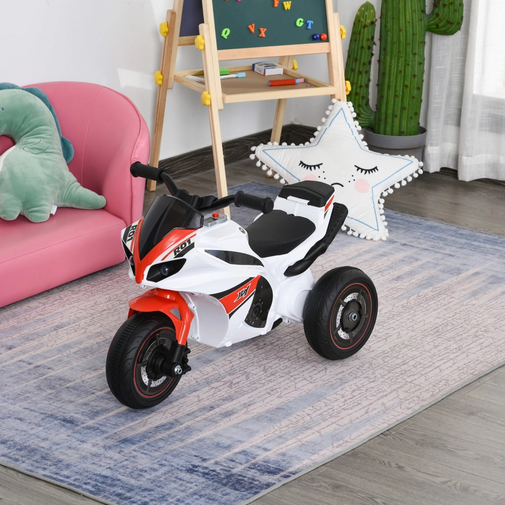 Triciclo a Pedali per Bambini ¨C Minimal ¨C Bianco e Rosso