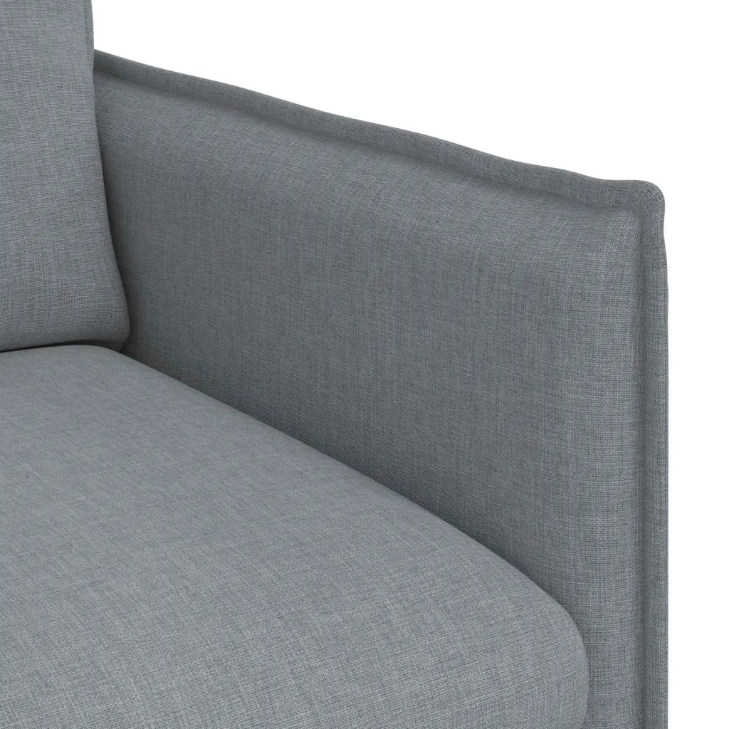Divano Grigio chiaro 75 x 82 x 85 cm Tessuto 42024504